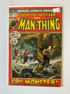 Marvel Comics Fear (Adventure into) #10 1st Headlining Man-Thing title feature