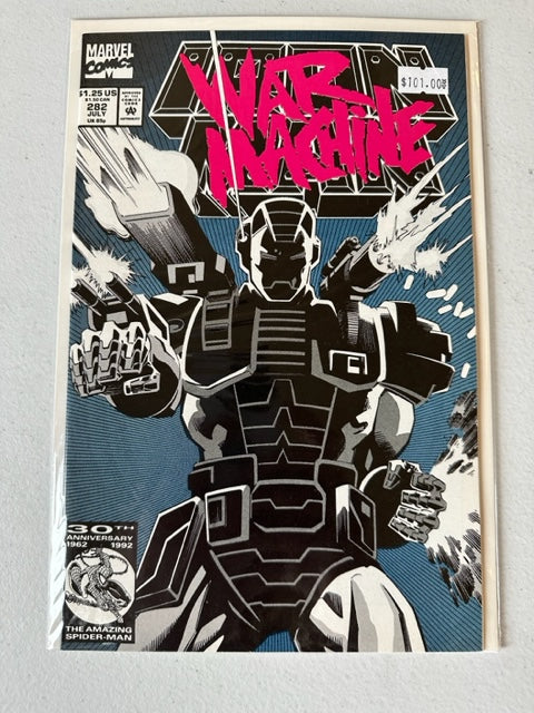 Copy of Marvel Comics Iron Man #282 1st app War Machine Armour