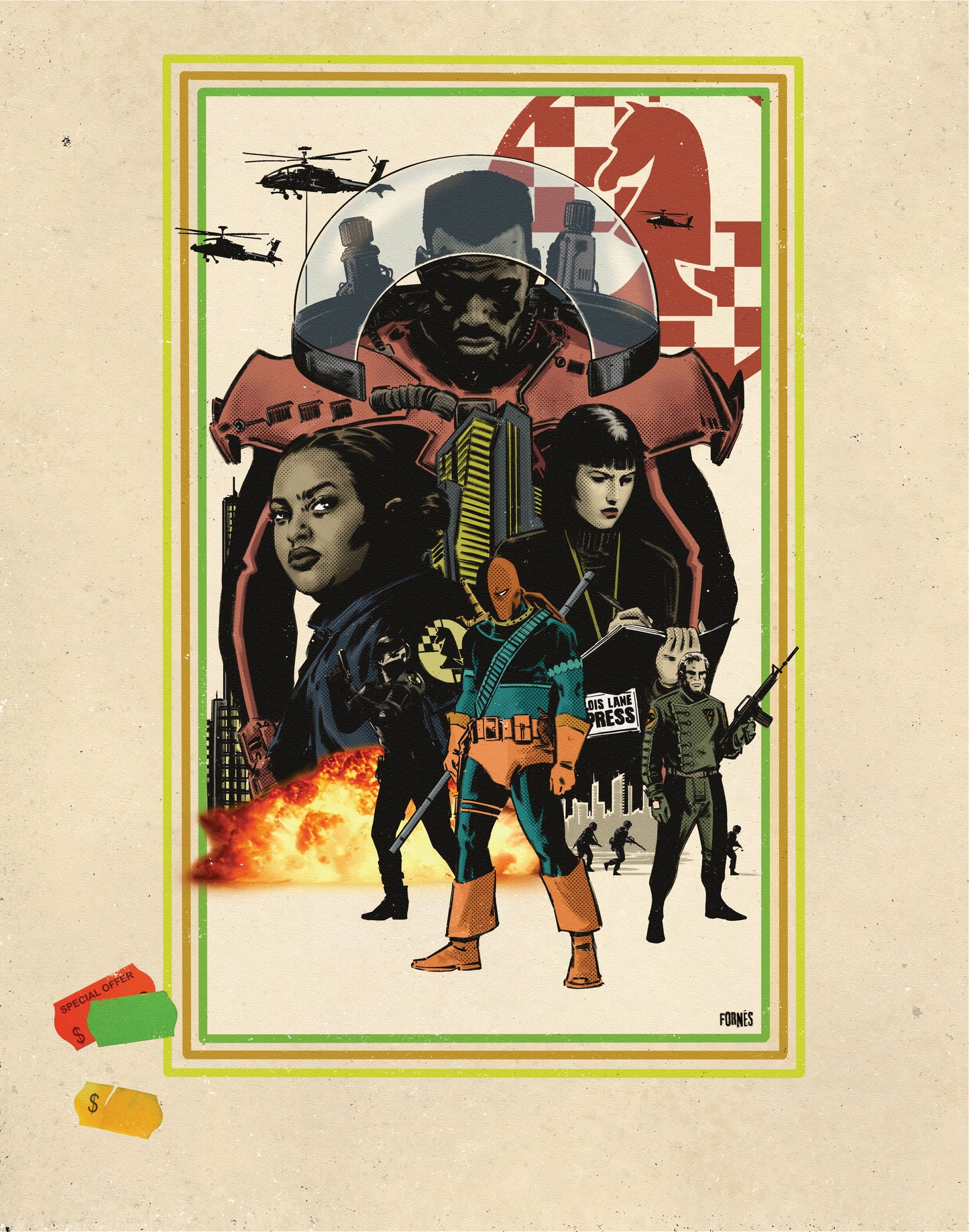 WALLER VS WILDSTORM #1 (OF 4) CVR A JORGE FORNES (MR)