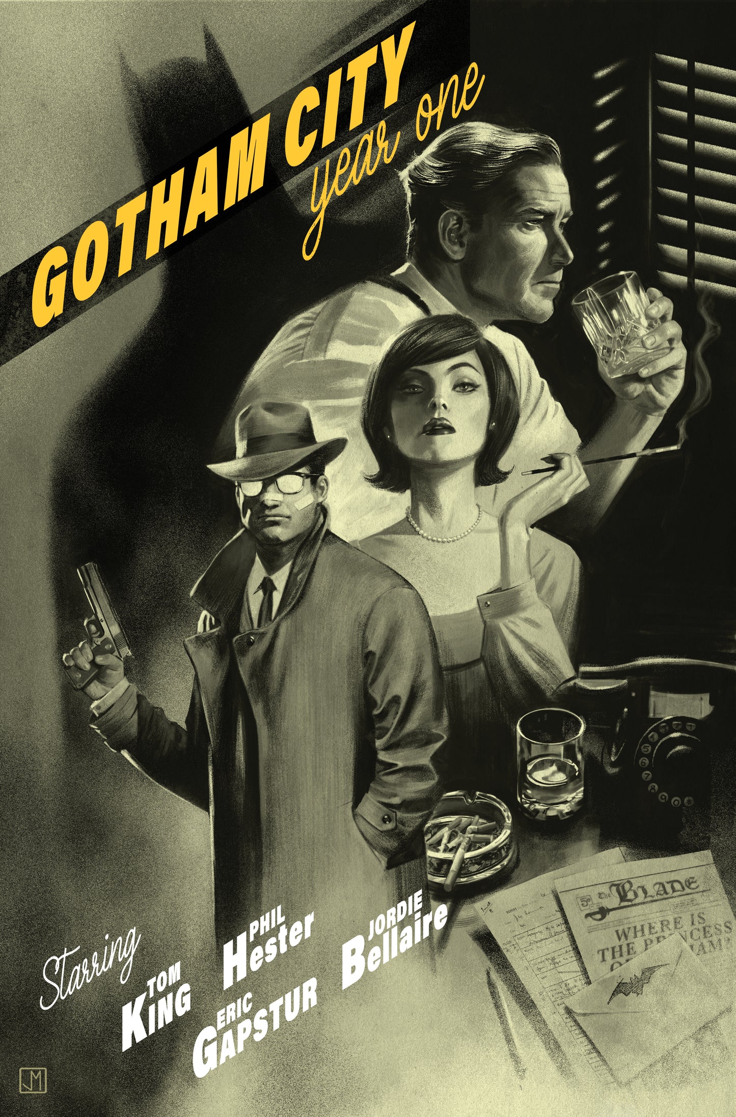 GOTHAM CITY YEAR ONE #6 (OF 6) CVR B JORGE MOLINA VAR