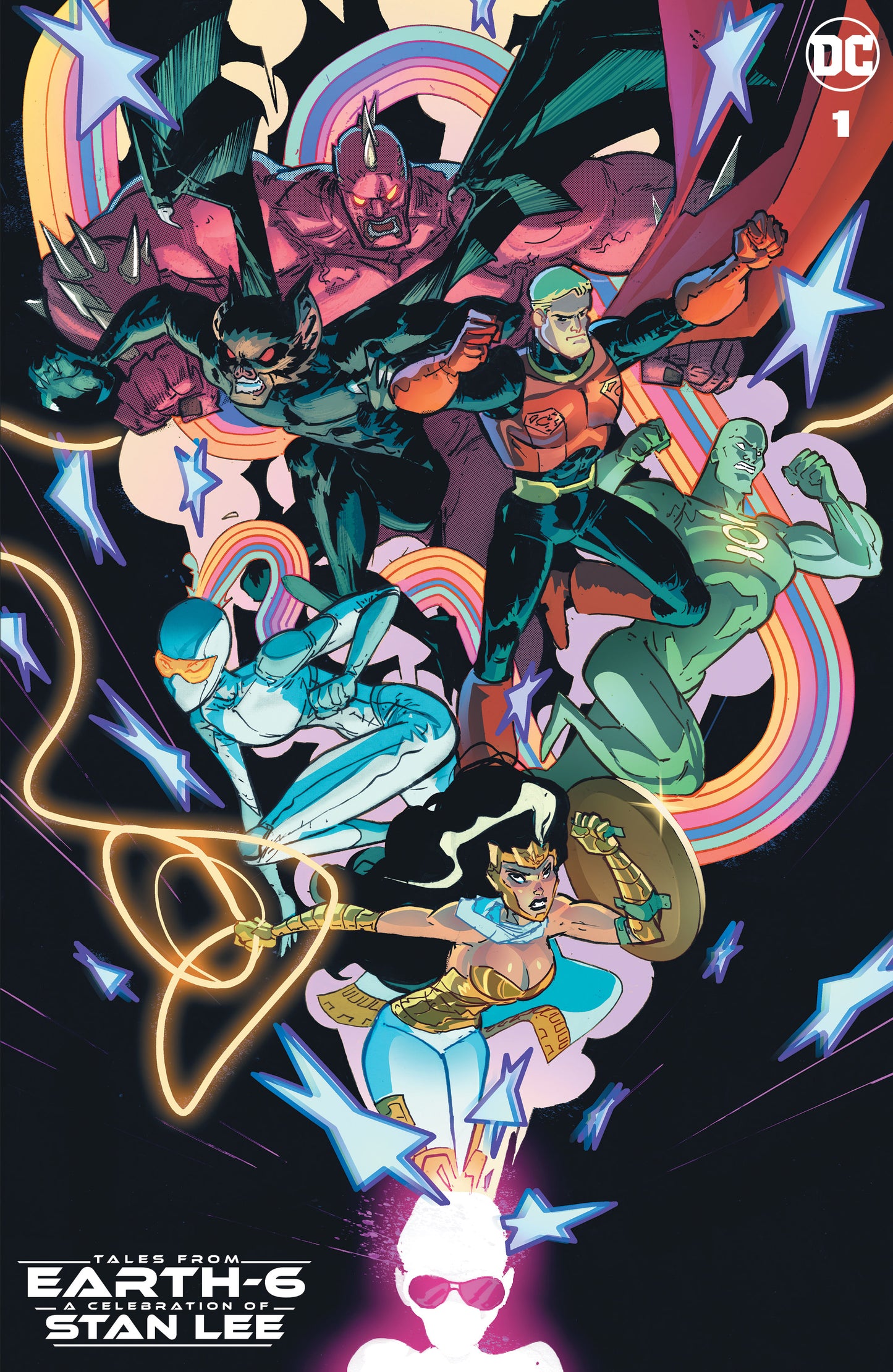 TALES FROM EARTH-6 A CELEBRATION OF STAN LEE #1 (ONE SHOT) CVR C RILEY ROSSMO JUSTICE LEAGUE VAR