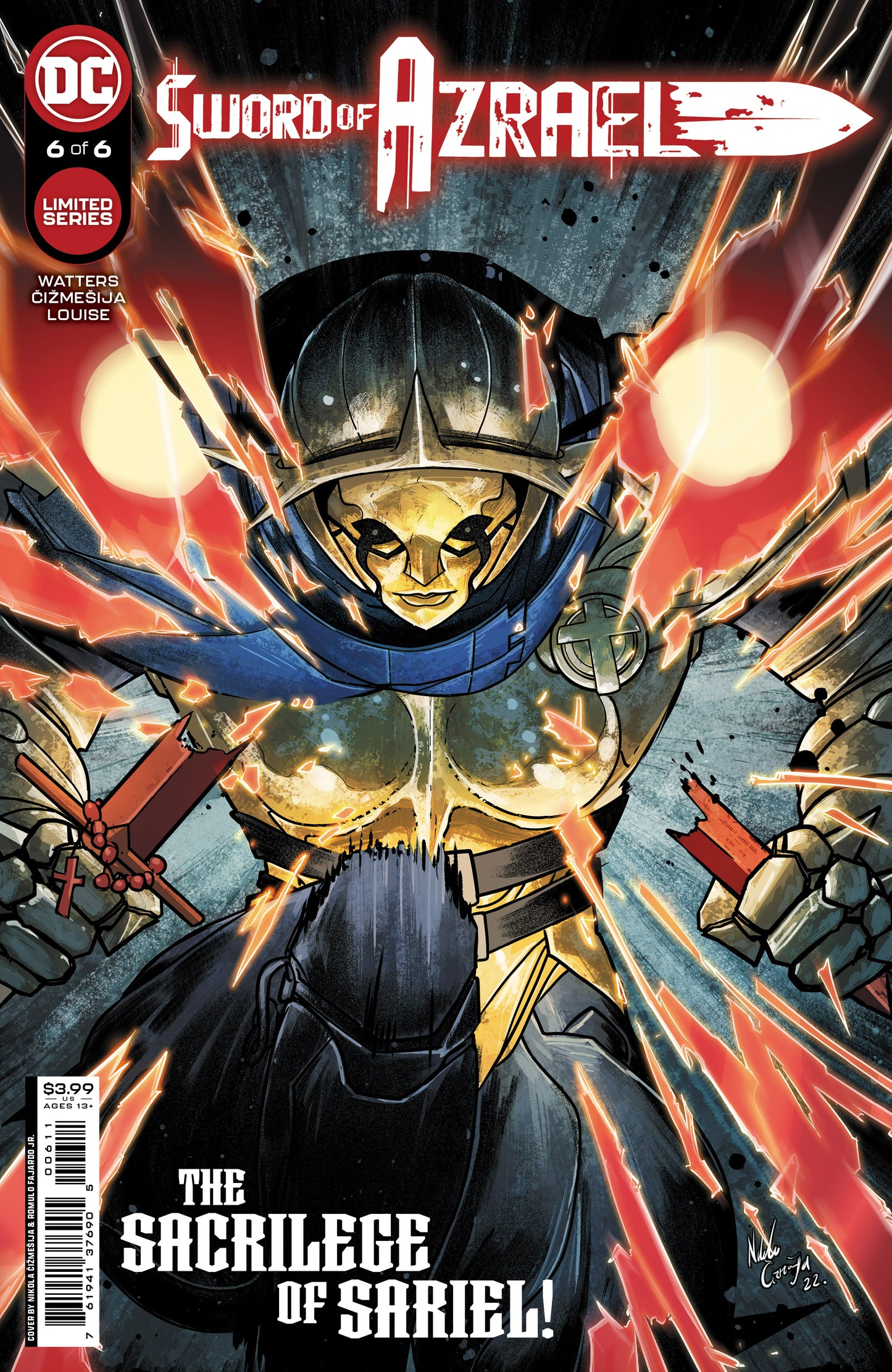 SWORD OF AZRAEL #6 (OF 6) CVR A NIKOLA CIZMESIJA