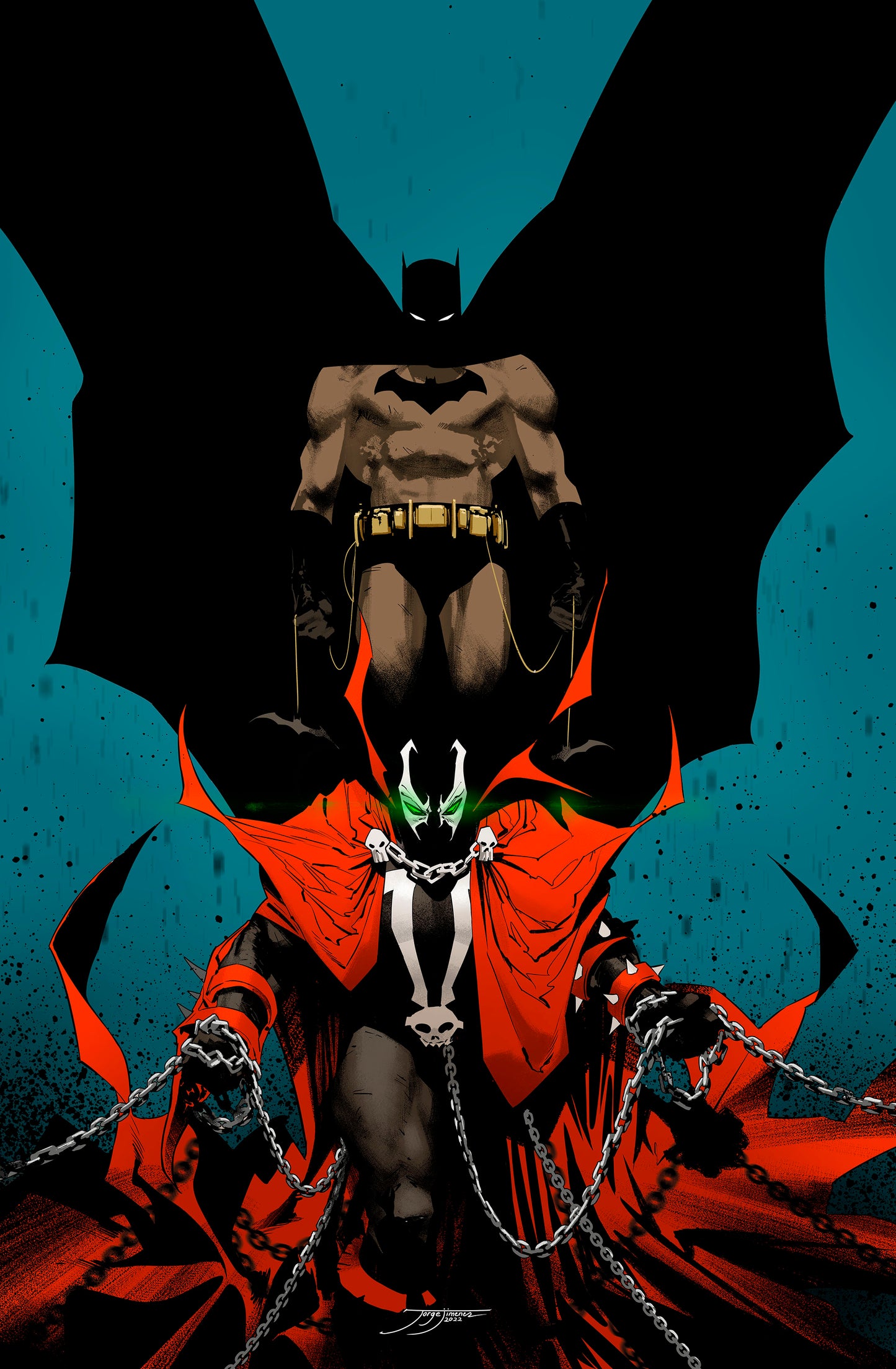 BATMAN SPAWN #1 (ONE SHOT) CVR S JORGE JIMENEZ ACETATE VAR