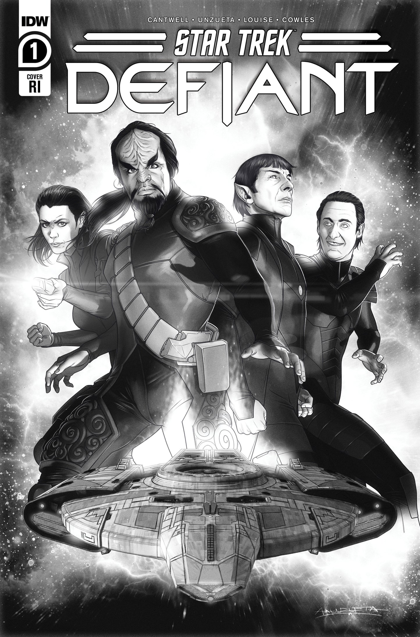 Star Trek: Defiant #1 Variant RI (25) (Unzueta)