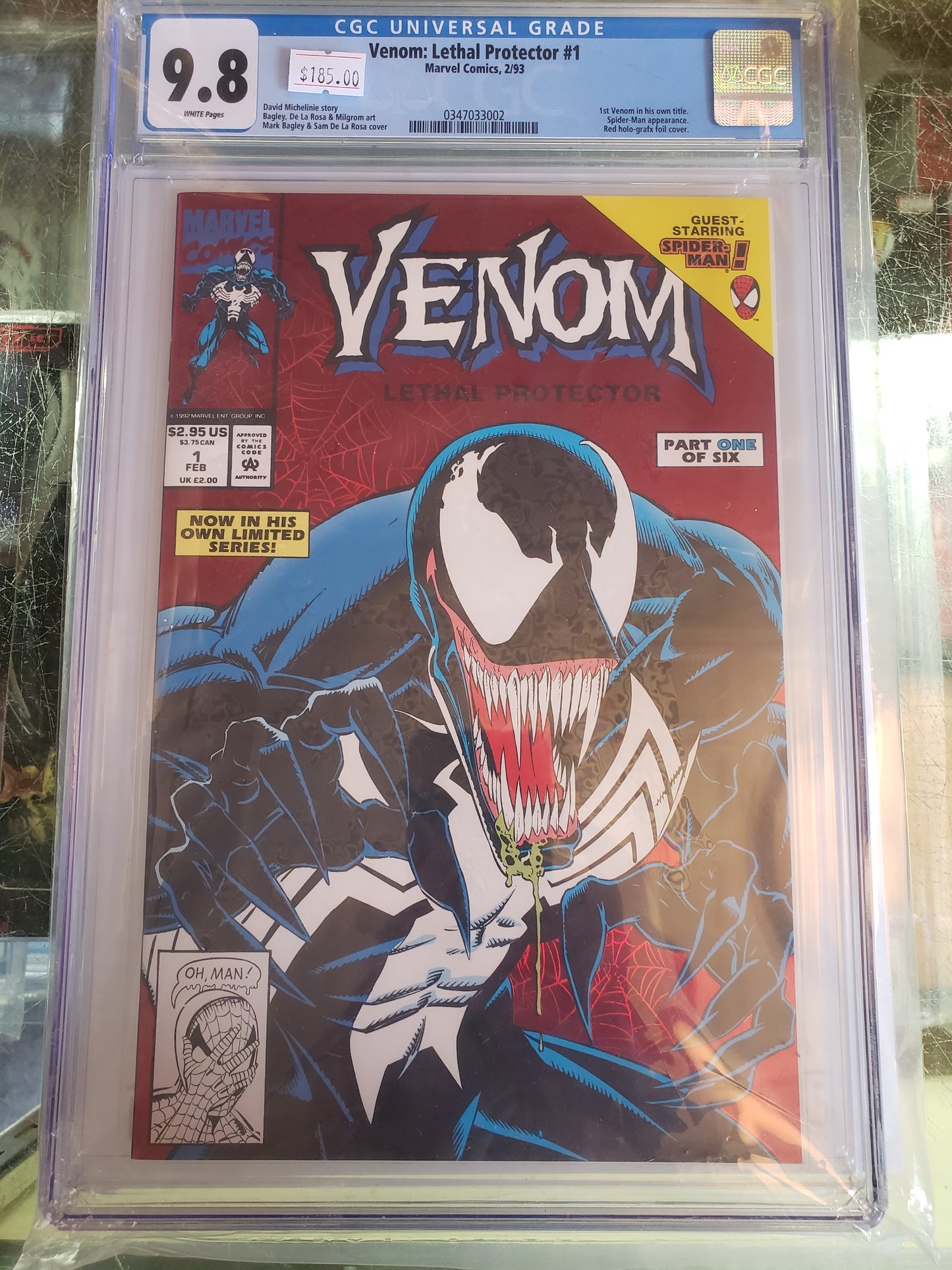 CGC 9.8 Venom: Lethal Protector #1