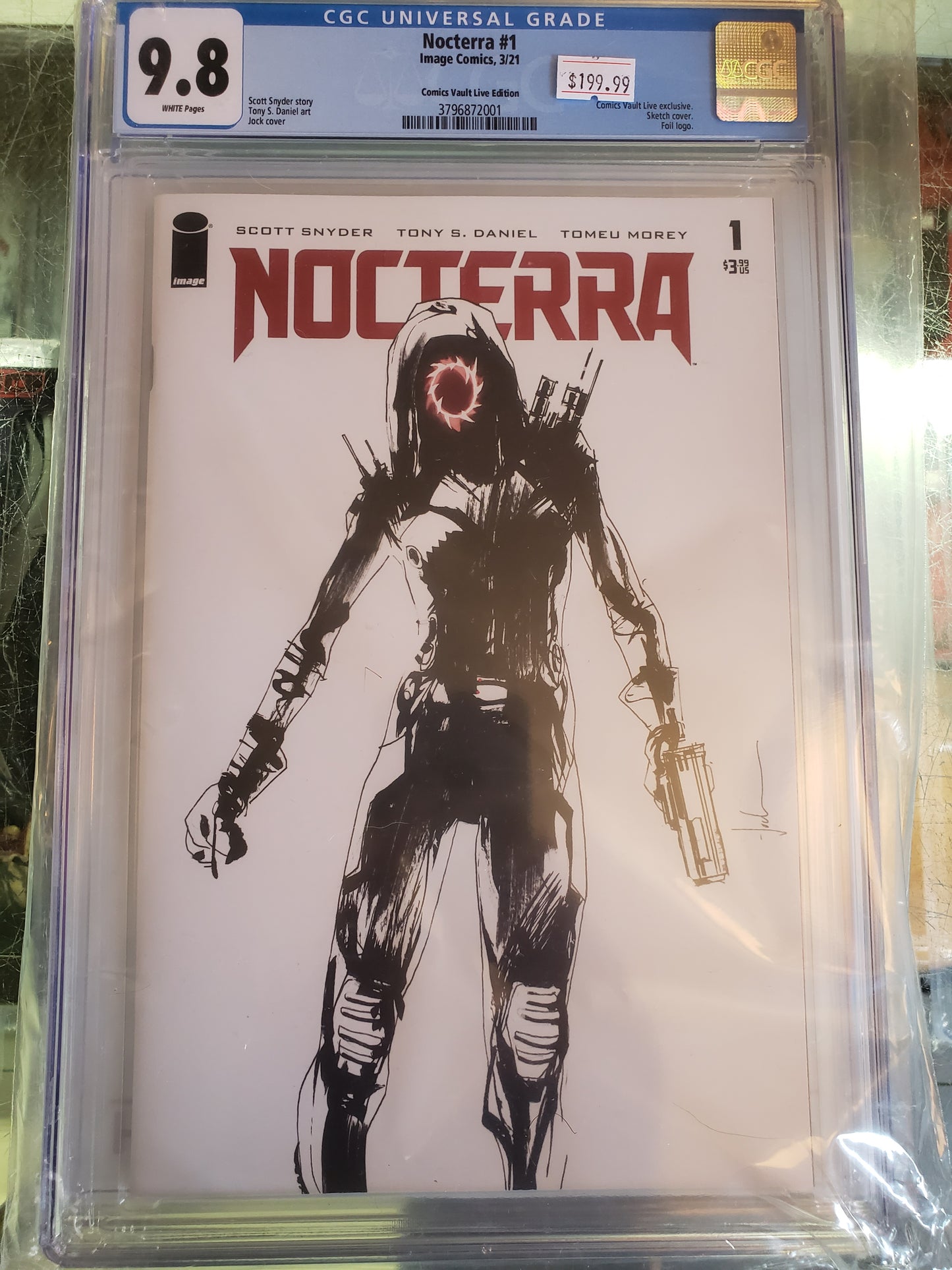 CGC 9.8 Nocterra #1 Comics Vault Live Exclusive Variant