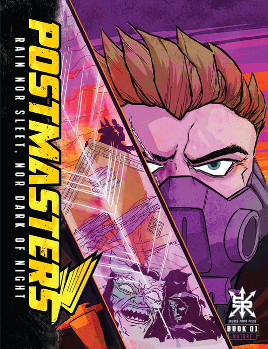 Postmasters: Rain Nor Sleet, Nor Dark of Night Rcade Comics Exclusive