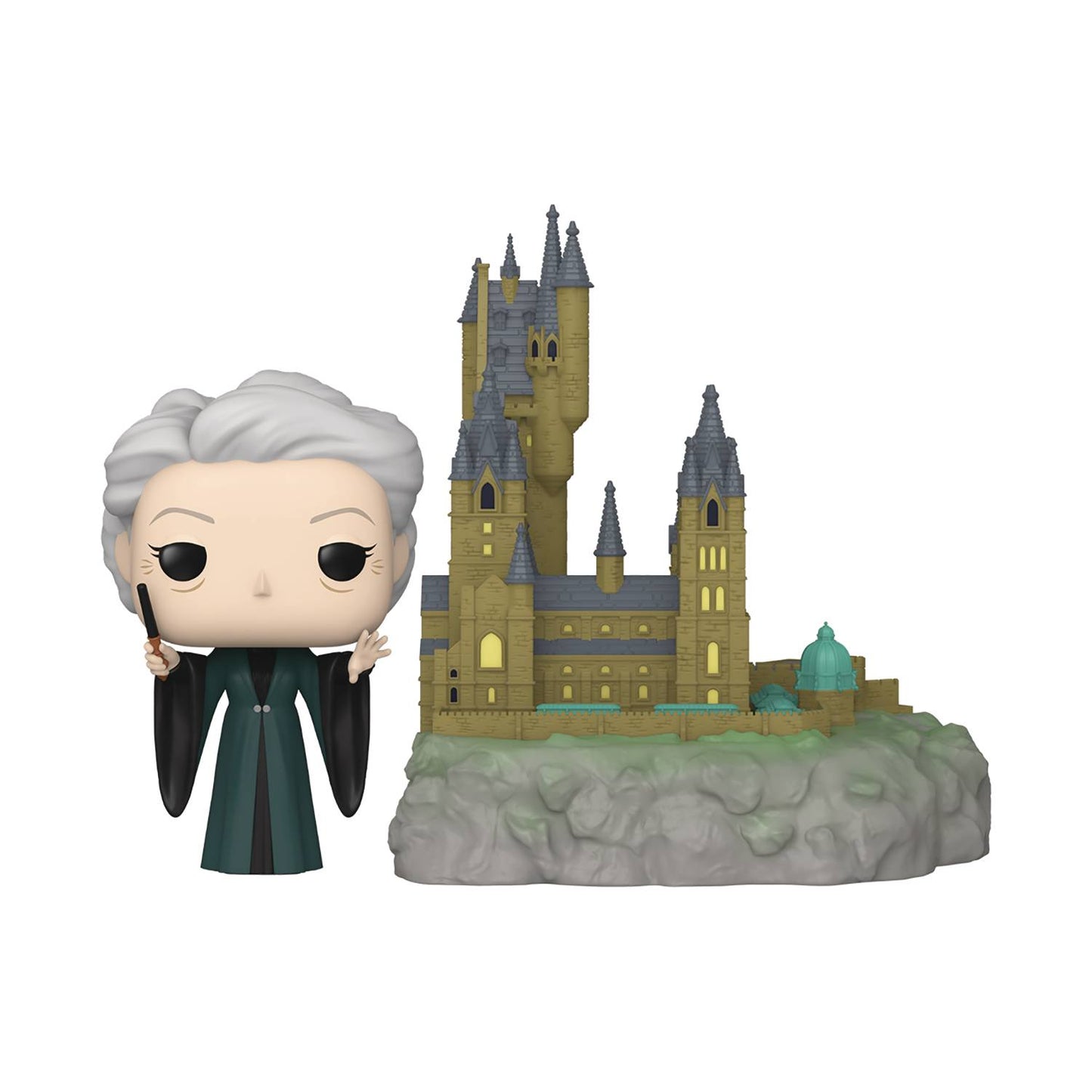 POP TOWN HARRY POTTER COS 20TH MINERVA W/ HOGWARTS VIN FIG (
