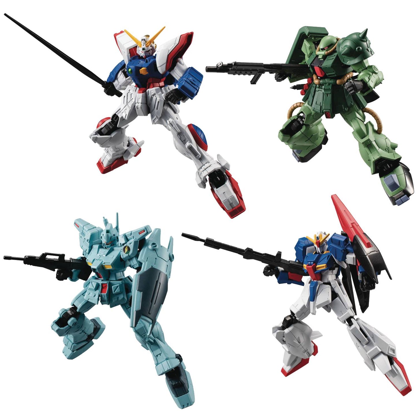MOBILE SUIT GUNDAM G FRAME FA-03 SHOKUGAN 4PC MINI FIG ASST