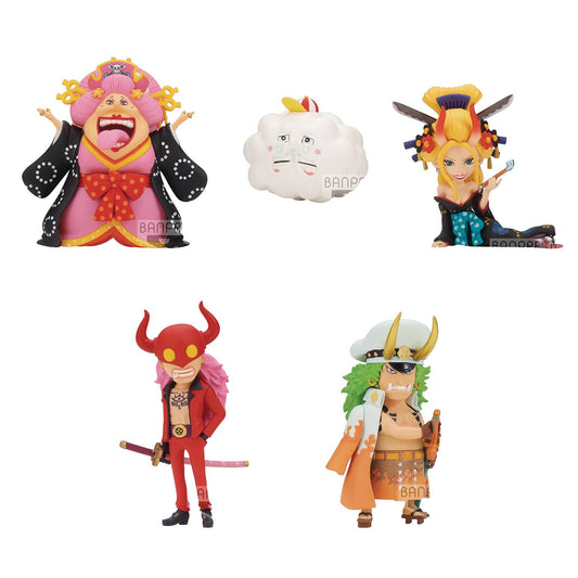ONE PIECE WANOKUNI ONIGASHIMA 1 WORLD COLL FIG 12PC ASST (NE