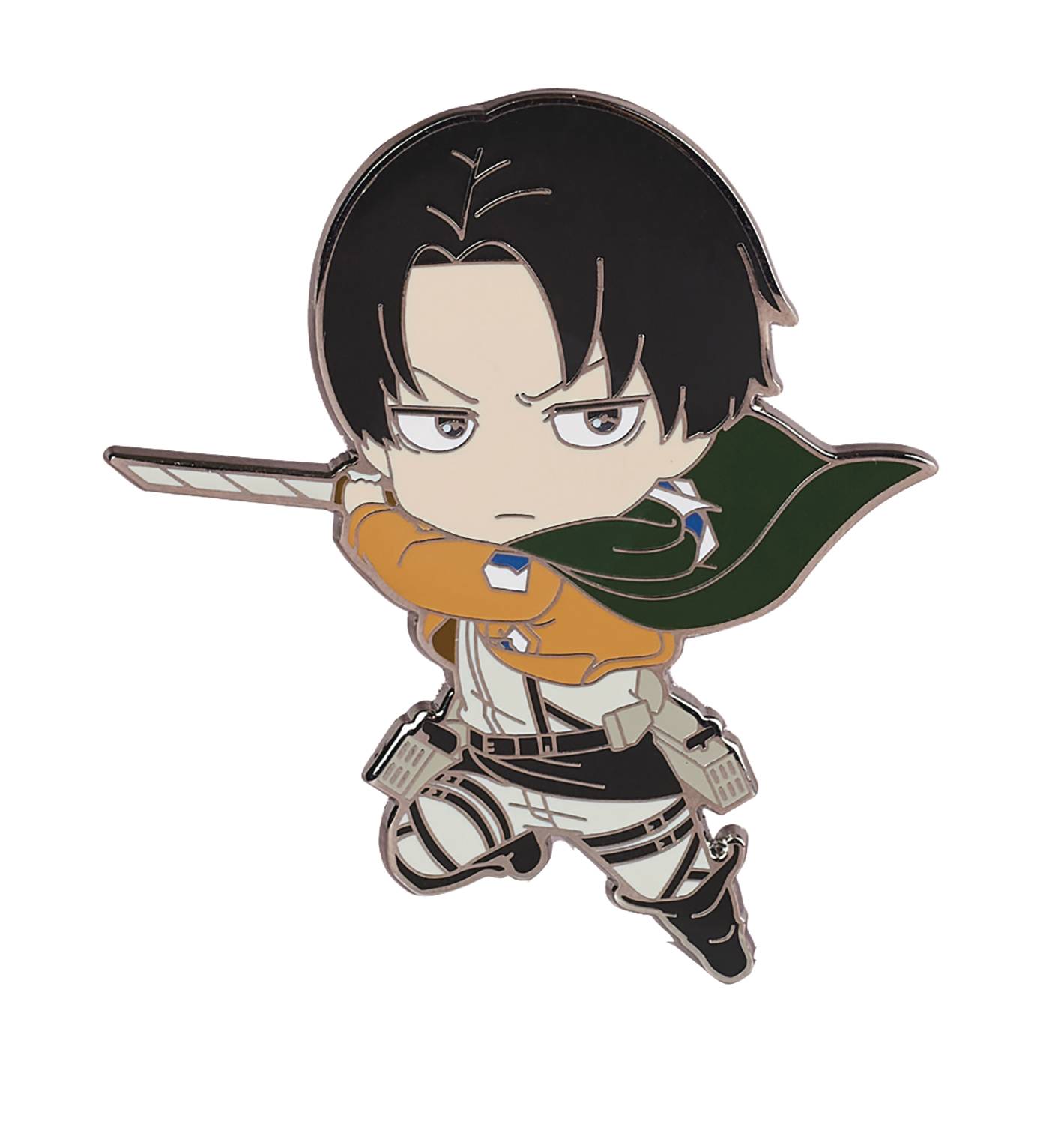 ATTACK ON TITAN LEVI NENDOROID PIN (NET) (MAY229673) (C: 1-1