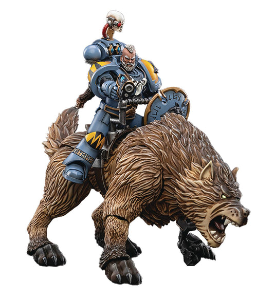 JOYTOY WH 40K SPACE WOLVES THUNDERWOLF CAVALRY BJANE 1/18 F