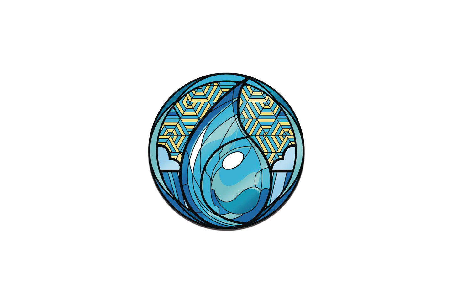 MTG STAINED GLASS ISLAND LTD ED AR PIN (JUN228594) (C: 1-1-2