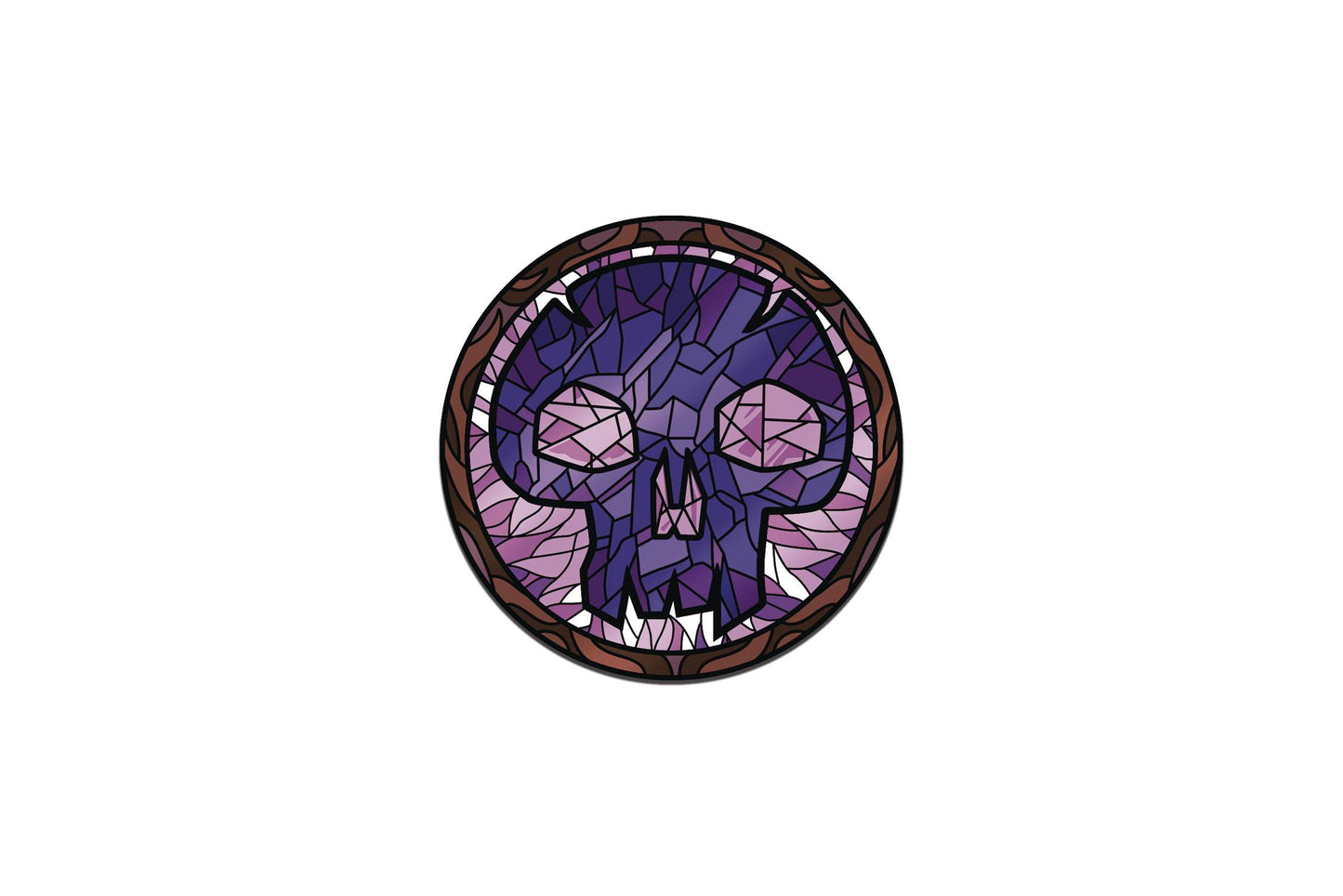 MTG STAINED GLASS SWAMP LTD ED AR PIN (JUL228611) (C: 1-1-2)