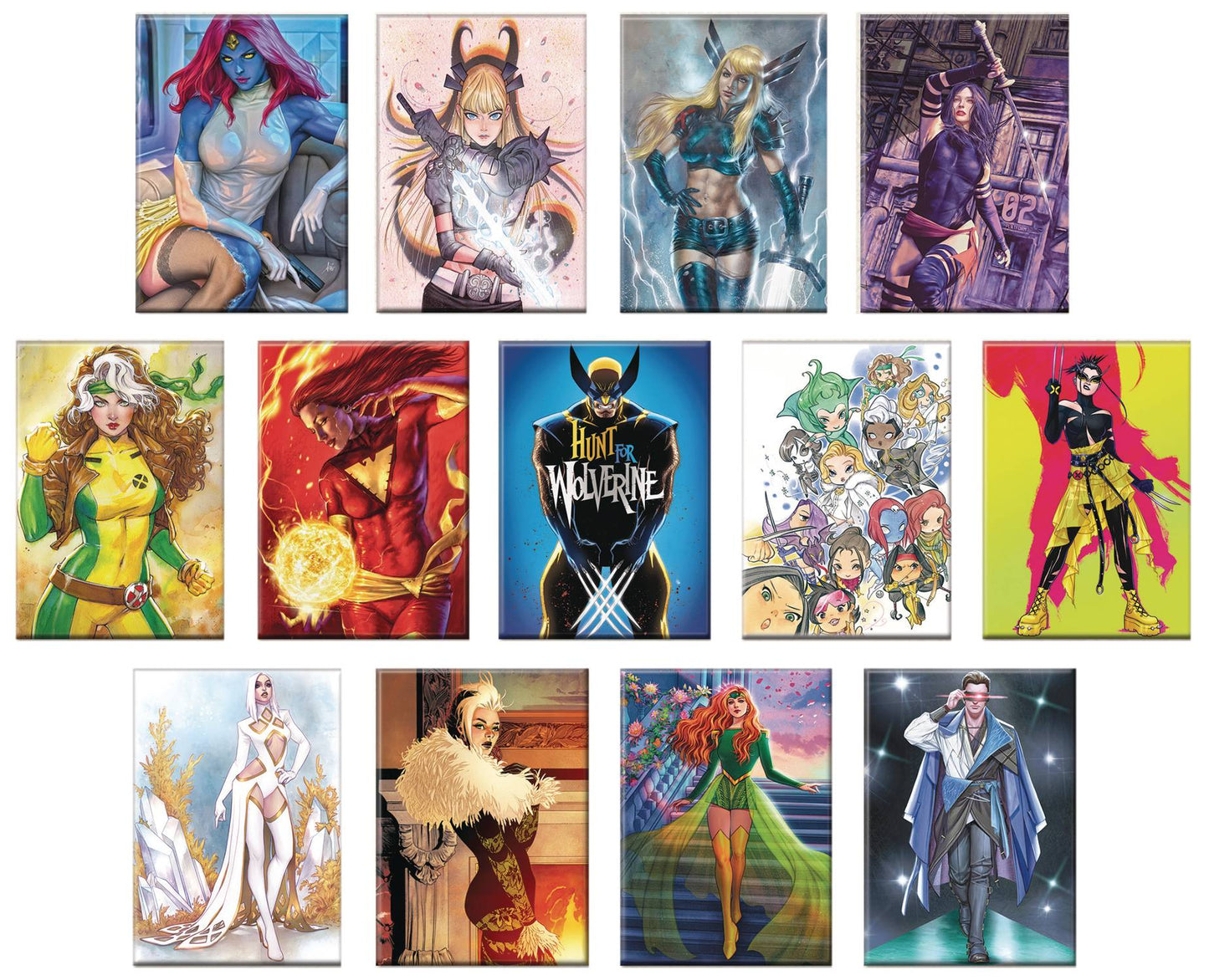 MARVEL COMICS X-MEN COVERS 48 CT MAGNET ASST (NET) (JUN22879