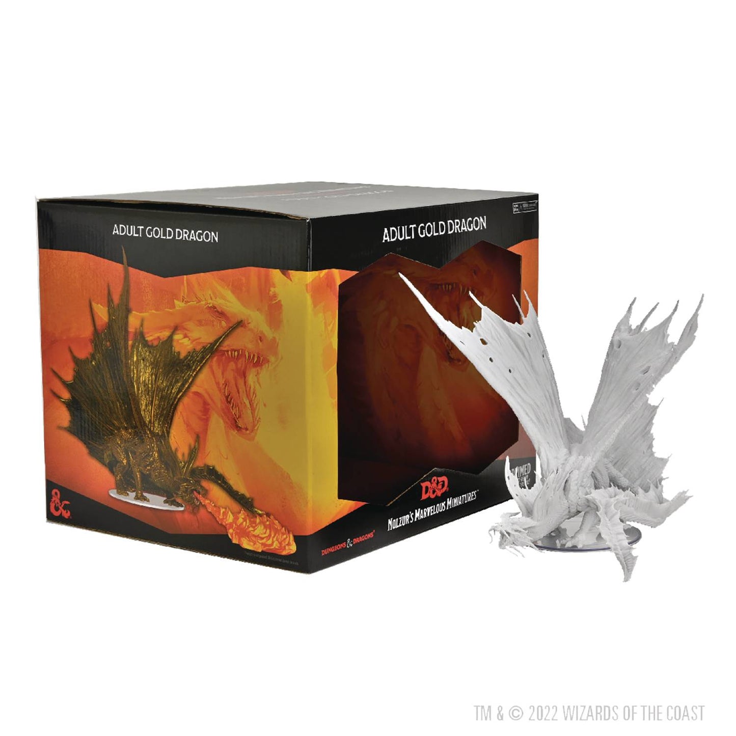 D&D NOLZURS MARVELOUS MINIS ADULT GOLD DRAGON (JUN228956) (C