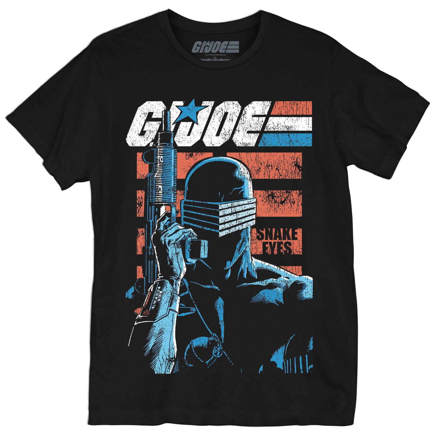 GI JOE SNAKE EYES BLK T/S LG (C: 1-1-2)