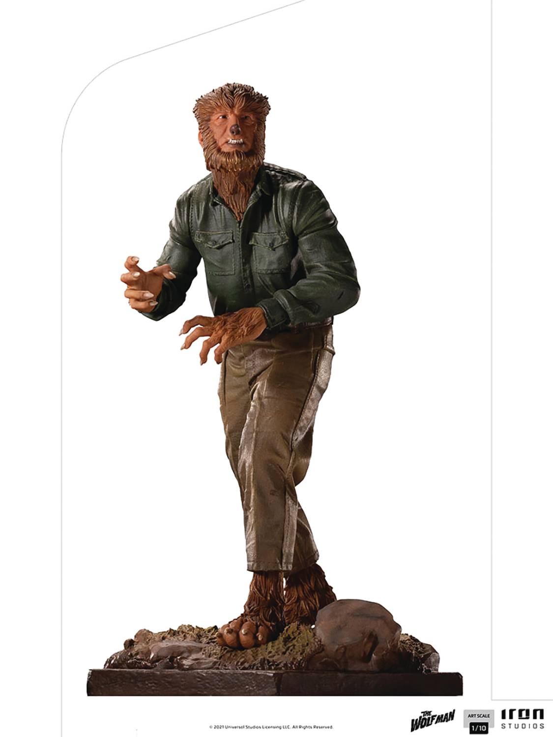 UNIVERSAL MONSTERS WOLFMAN STANDARD ART SCALE 1/10 STATUE (N