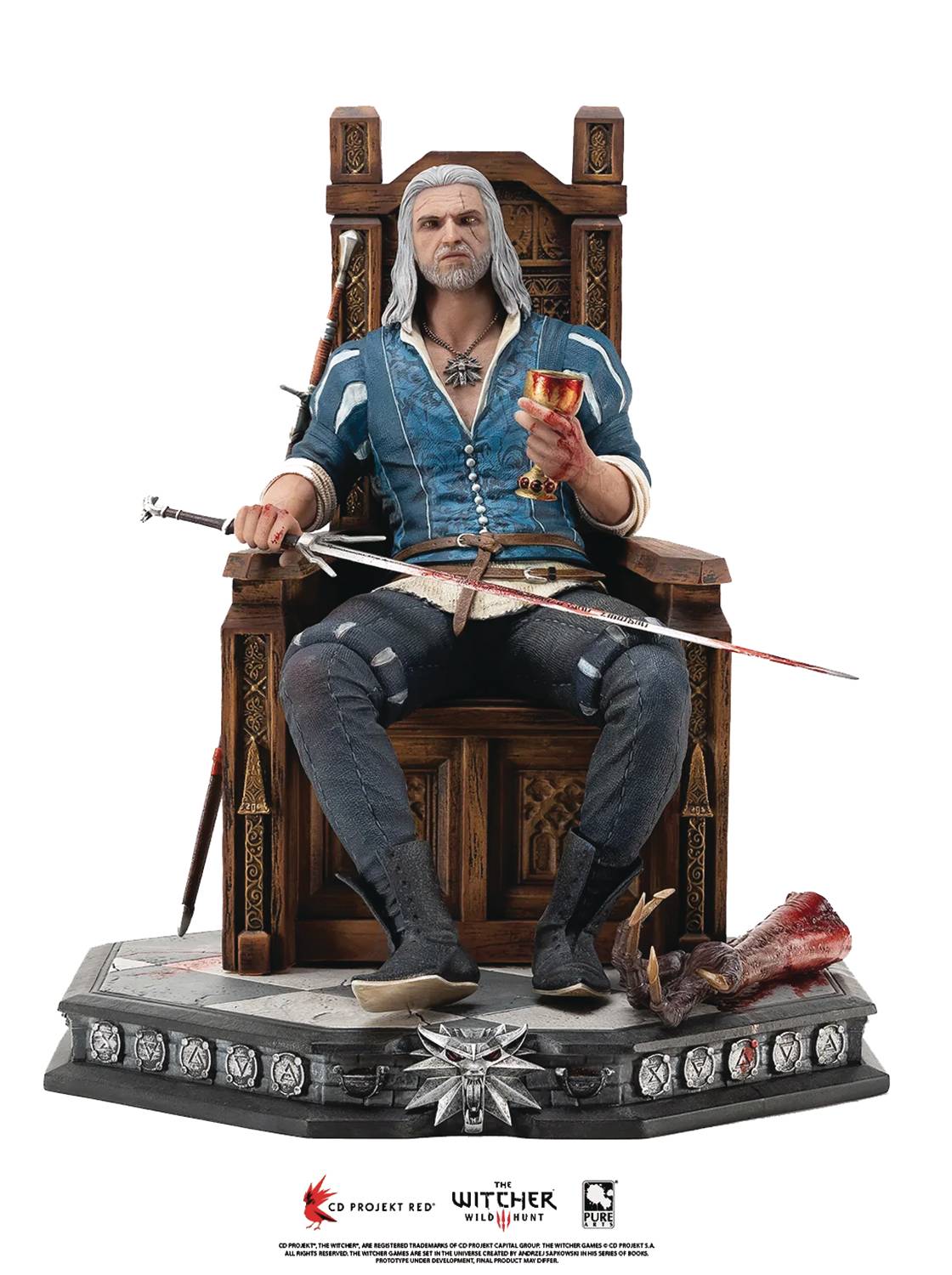 WITCHER 3 WILD HUNT GERALT 1/6 SCALE STATUE (NET) (JUL228245