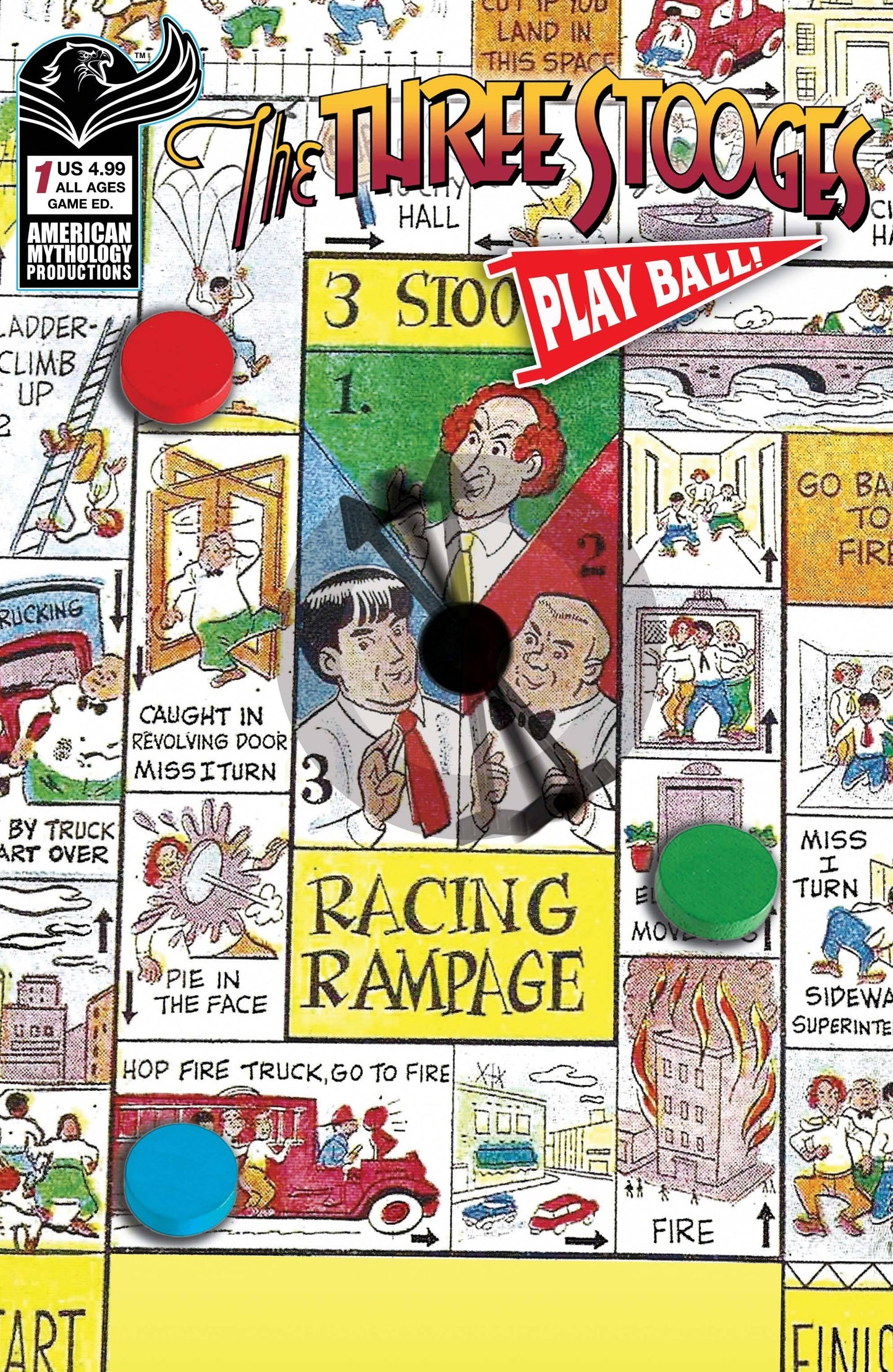 THREE STOOGES PLAY BALL SPECIAL #1 CVR C LTD ED BOARD GAME (