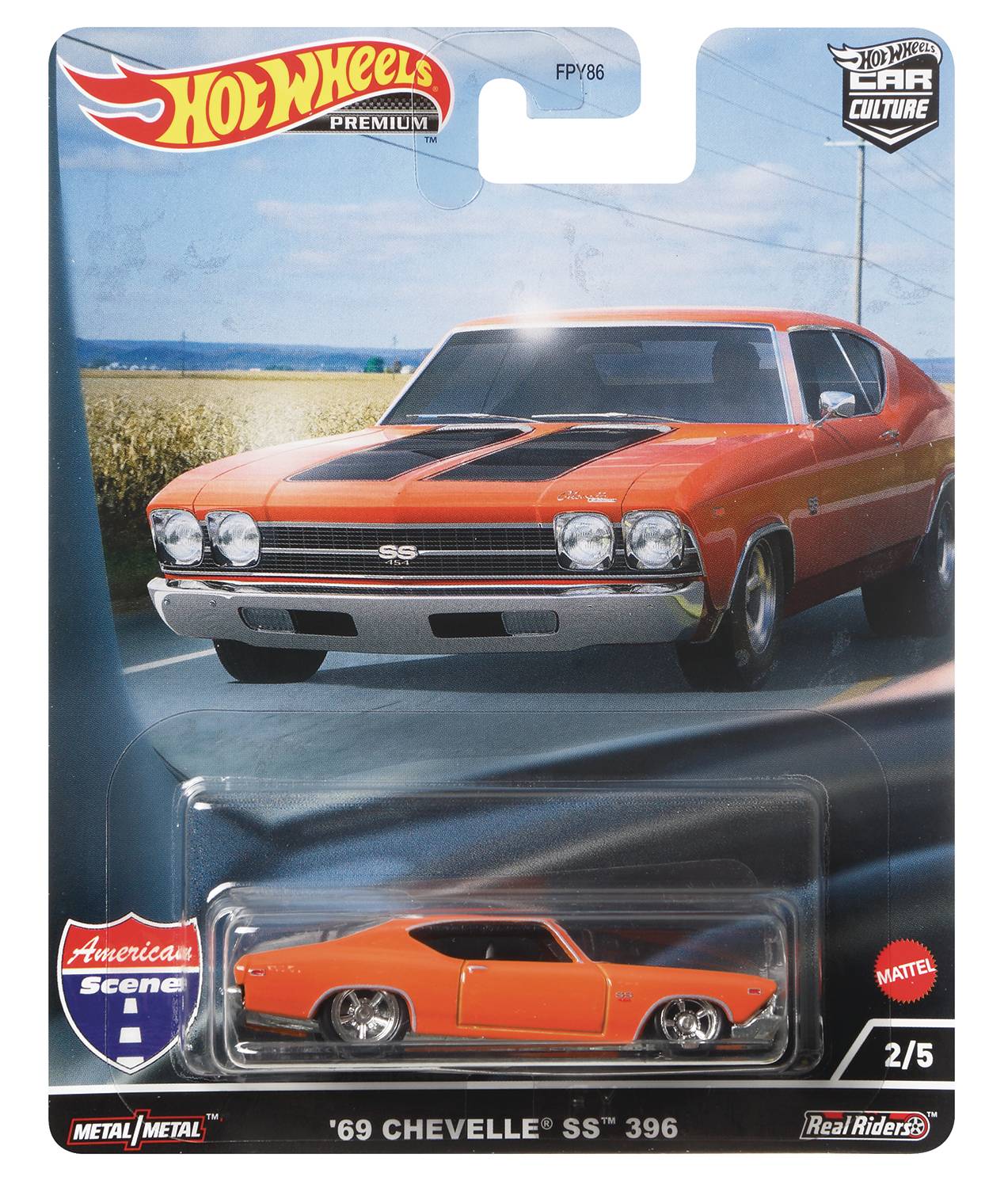 HOT WHEELS CAR CULTURE 69 CHEVELLE SS 396 CS NET JUL22852 The Rcade Comics