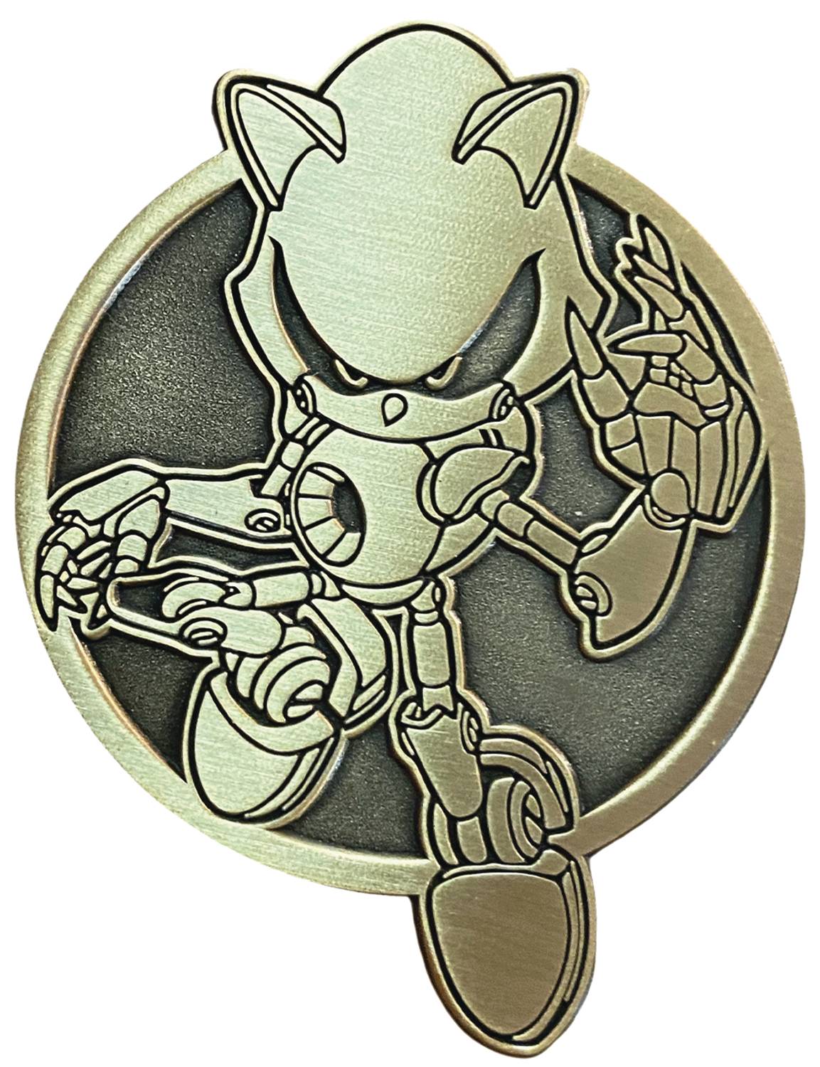 SONIC THE HEDGEHOG METAL SONIC LTD ED EMBLEM PIN (JUL229357)