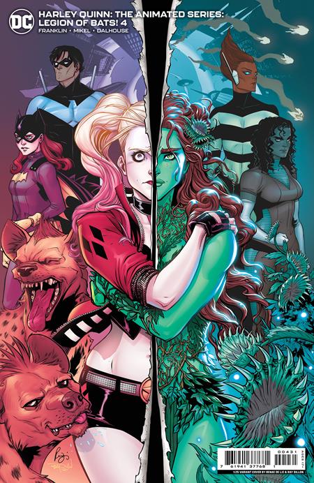 HARLEY QUINN THE ANIMATED SERIES LEGION OF BATS #4 (OF 6) CVR C INC 1:25 RENAE DE LIZ CARD STOCK VAR (MR)