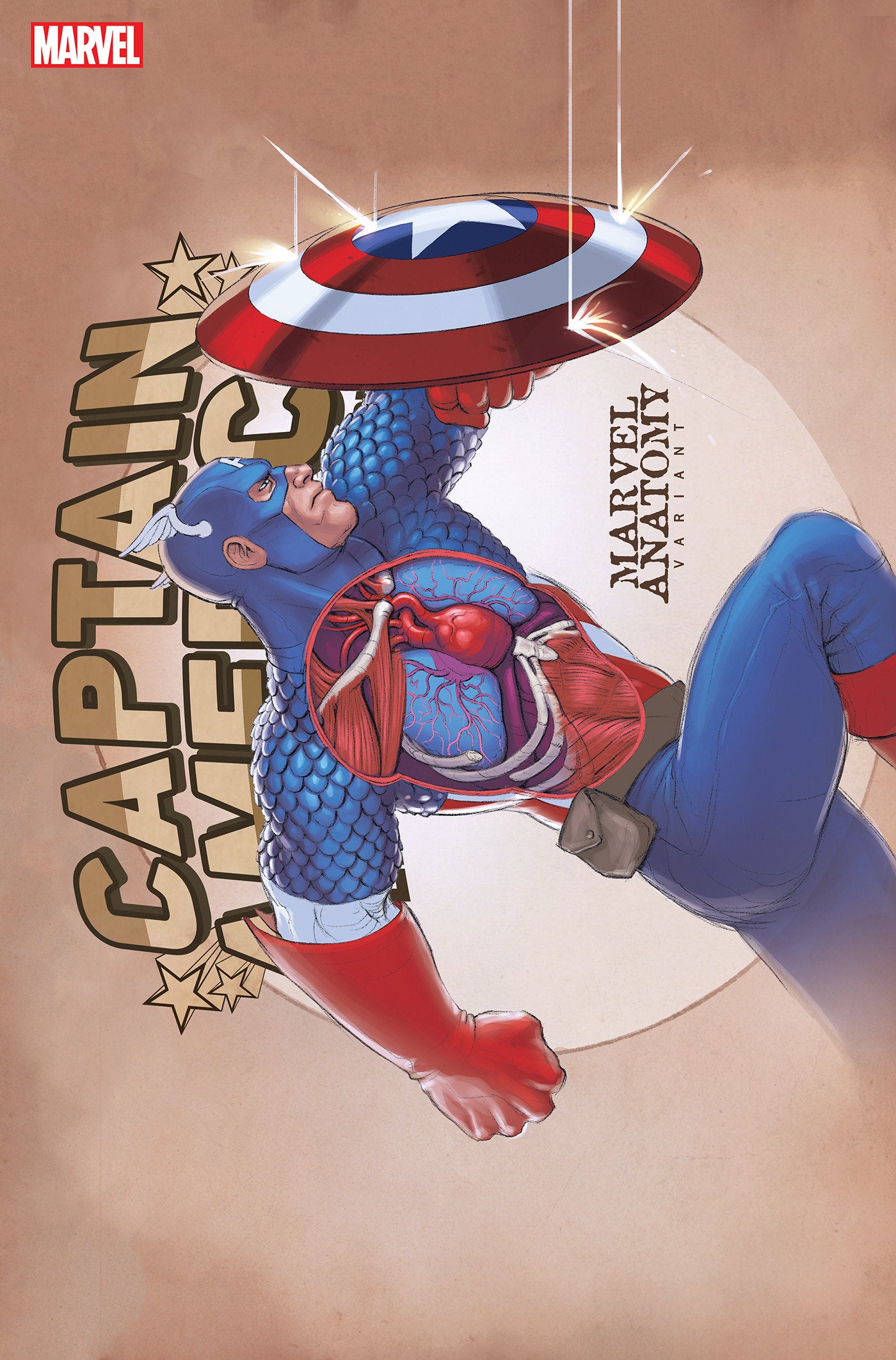 CAPTAIN AMERICA: SENTINEL OF LIBERTY 9 LOBE MARVEL ANATOMY VARIANT