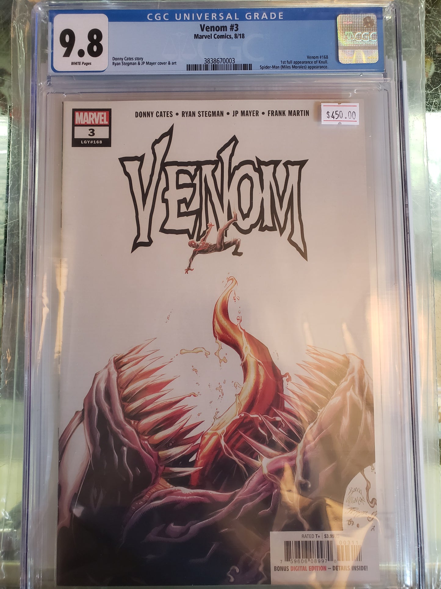 CGC 9.8 Venom #3