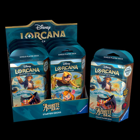 Disney Lorcana TCG: Azurite Sea - Starter Deck Carton (8)