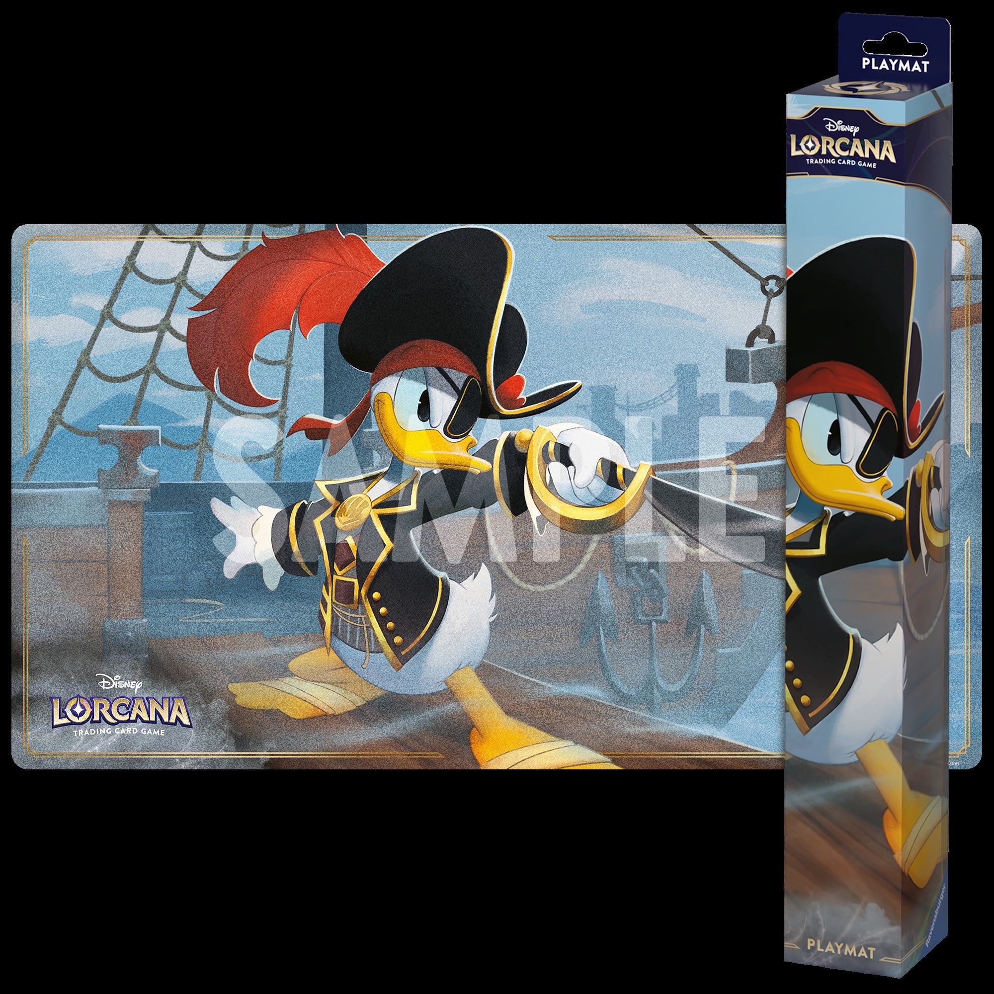 Disney LORCANA プレイマット（Donald Duck） Amazon.com: Ravensburger Disney Lorcana TCG Playmat
