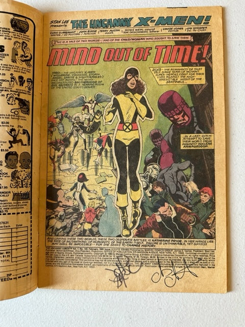 Marvel Comics The Uncanny X-Men #142 *Signed by Claremont and Byrnes*