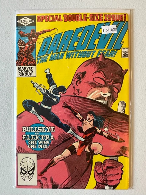 Marvel Comics Daredevil; The Man Without Fear #181
