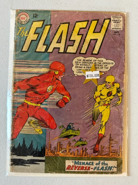 DC Comics The Flash #139 1st app Professor Zoom, Eobard Thawne