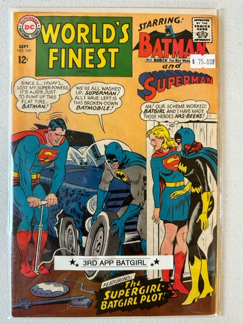 DC Comics Worlds Finest #169 3rd app of Batgirl