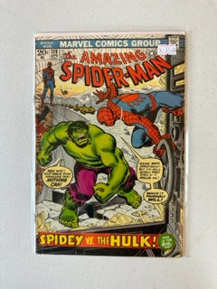 Marvel Comics The Amazing Spider-Man #119 Spidey/Hulk Battle