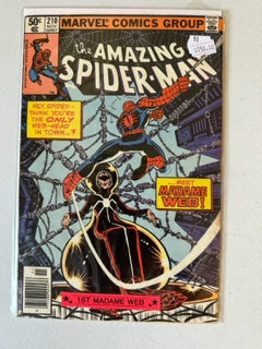 Marvel Comics The Amazing Spider-Man #210 1st app Madame Web
