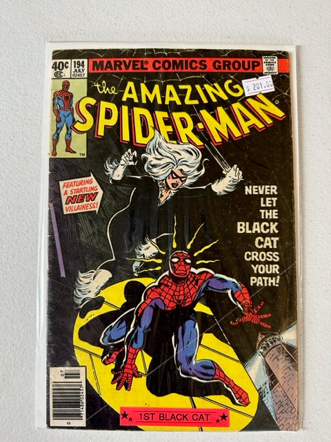 Marvel Comics the Amazing Spider-Man #194, 1st Black Cat