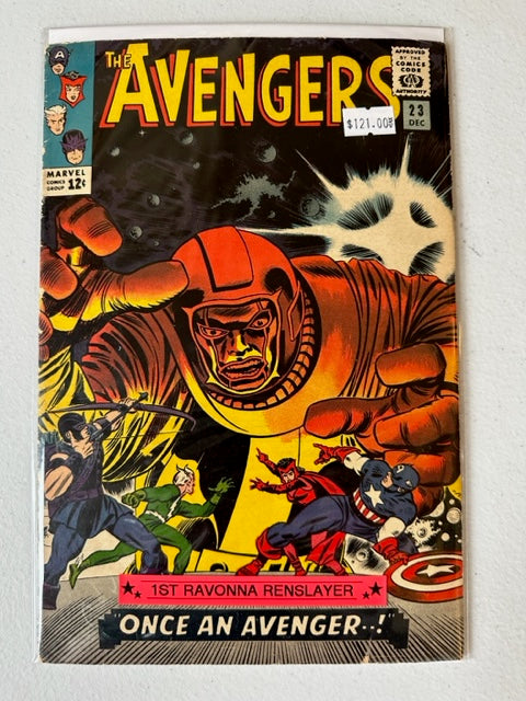 Marvel Comics Avengers #23 1st Ravonna Renslayer