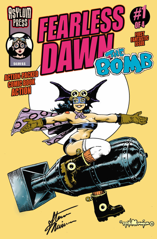 FEARLESS DAWN THE BOMB #1 (OF 5) CVR A SIGNED STEVE MANNION VAR