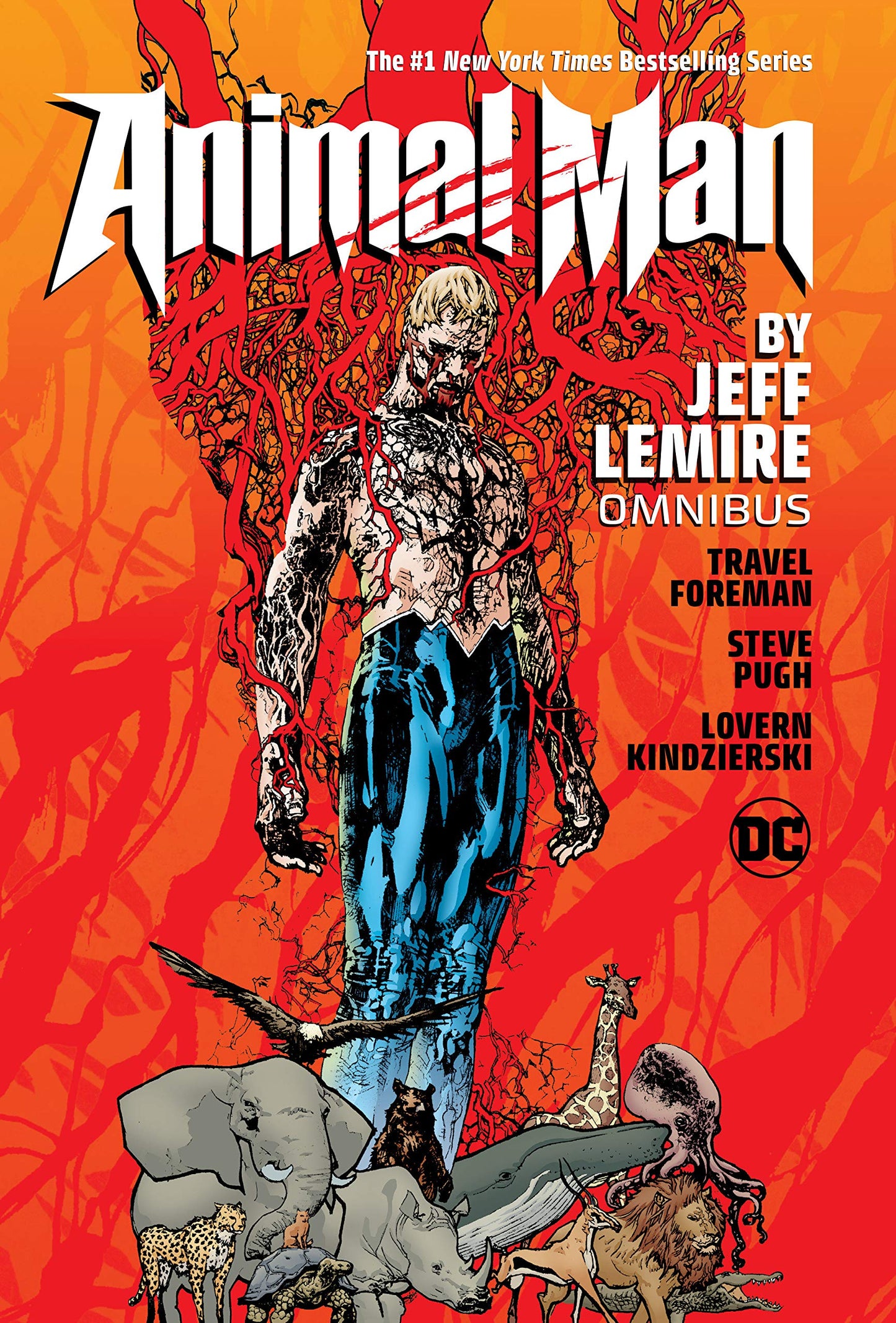 ANIMAL MAN BY JEFF LEMIRE OMNIBUS HC