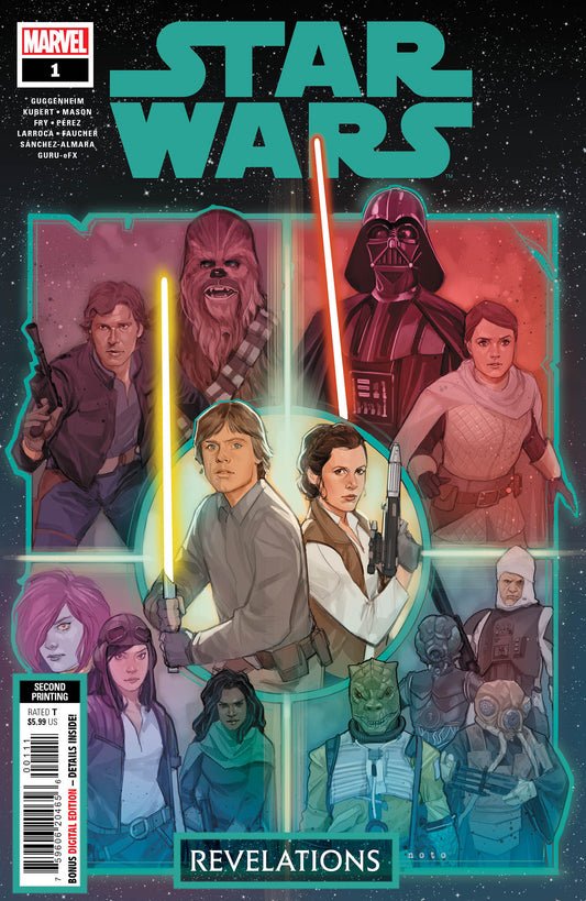 STAR WARS: REVELATIONS 1 NOTO 2ND PRINTING VARIANT