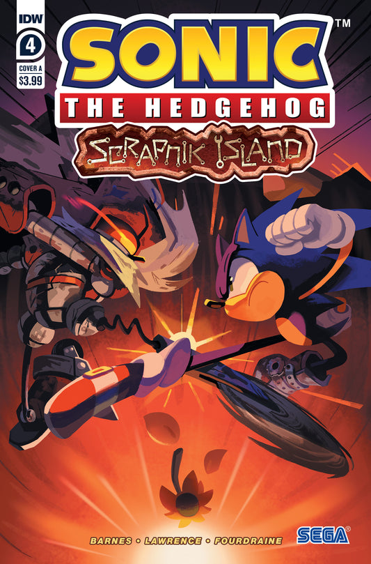 Sonic the Hedgehog: Scrapnik Island #4 Variant A (Fourdraine)