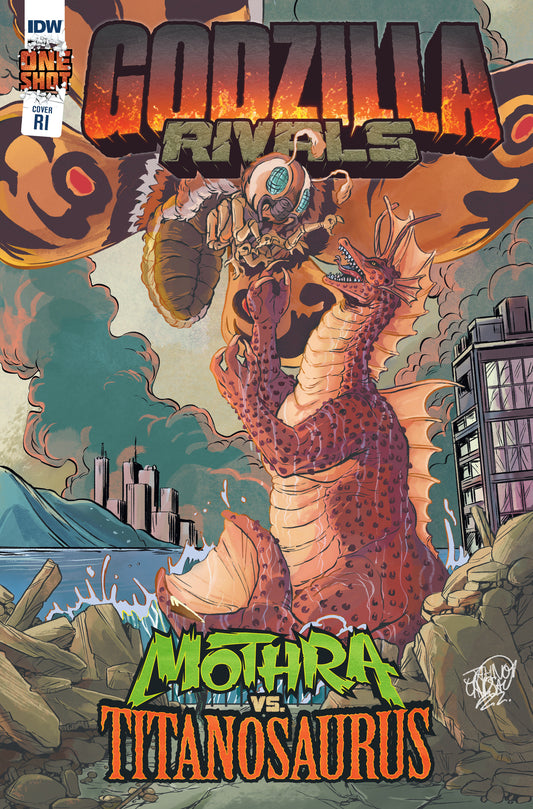 Godzilla Rivals: Mothra Vs. Titanosaurus Variant RI (10) (Romero-Johnson)