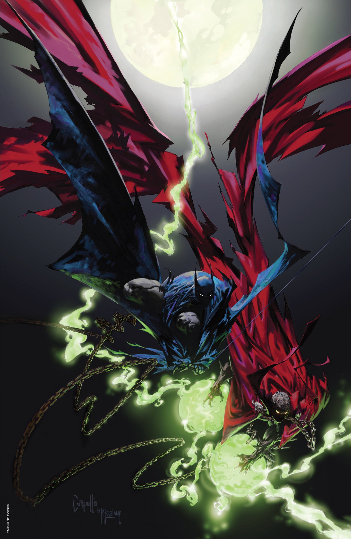 BATMAN SPAWN #1 (ONE SHOT) CVR J GREG CAPULLO & TODD MCFARLANE GLOW IN THE DARK VAR