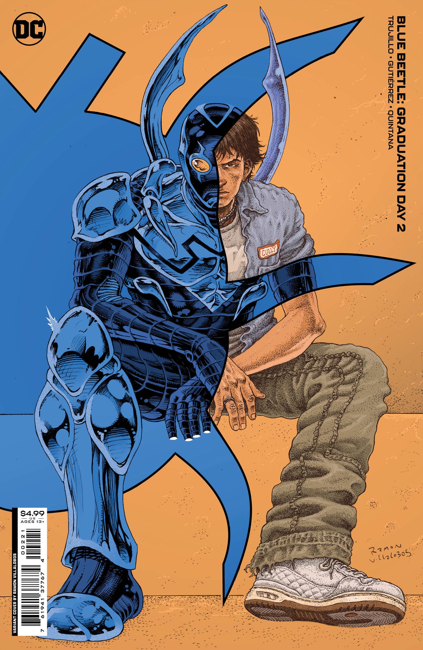 BLUE BEETLE GRADUATION DAY #2 (OF 6) CVR B RAMON VILLALOBOS CARD STOCK VAR