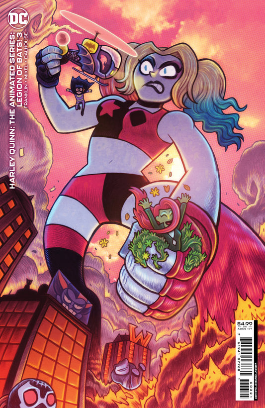 HARLEY QUINN THE ANIMATED SERIES LEGION OF BATS #3 (OF 6) CVR B DAN HIPP CARD STOCK VAR (MR)