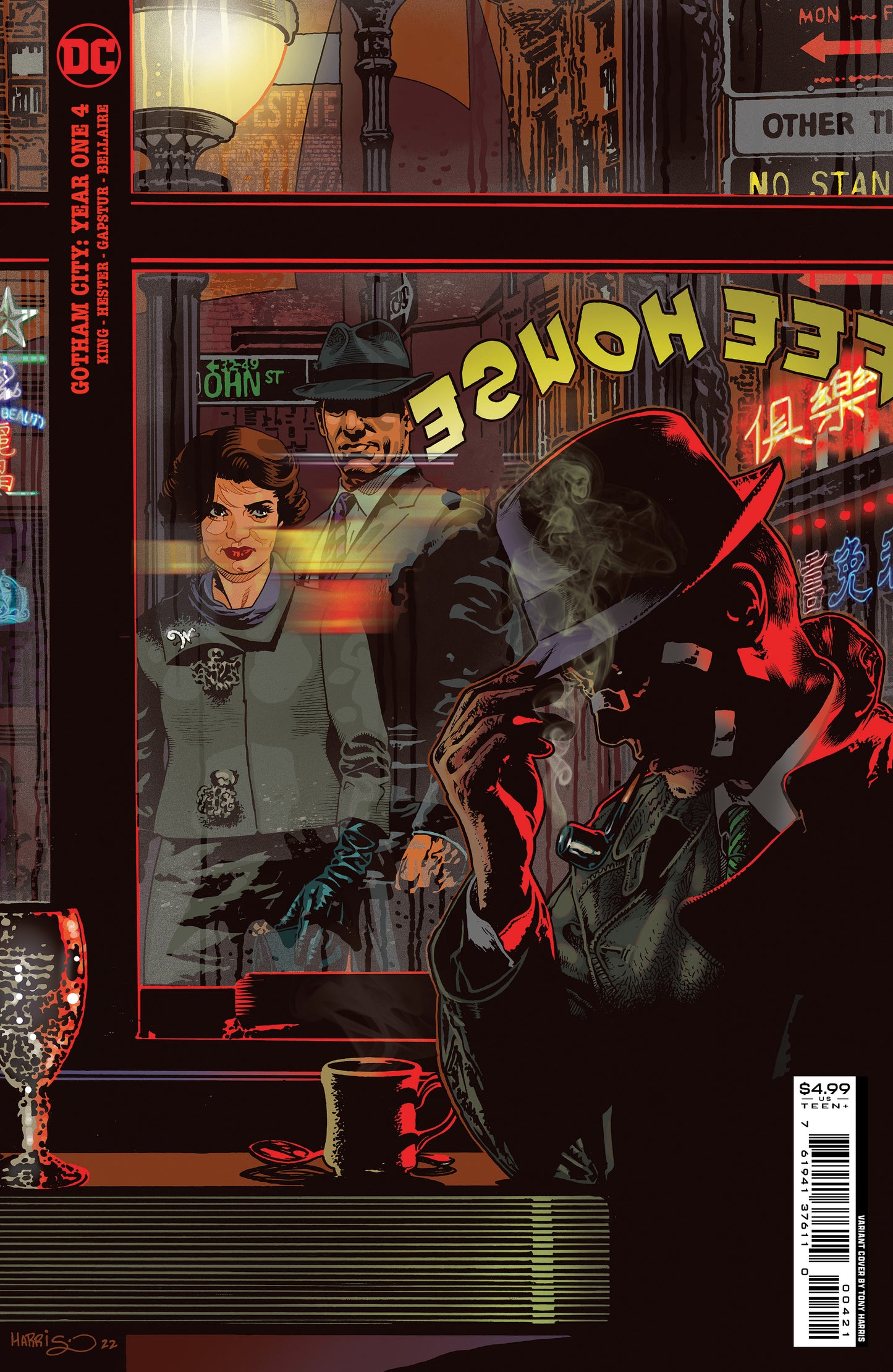 GOTHAM CITY YEAR ONE #4 (OF 6) CVR B TONY HARRIS VAR