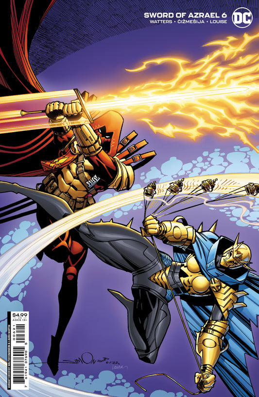 SWORD OF AZRAEL #6 (OF 6) CVR B WALTER SIMONSON CARD STOCK VAR