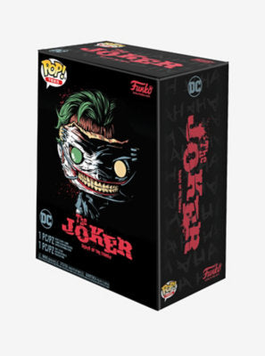 Funko Pop! Tees The Joker (Death Of The Family) Glow-In-The-Dark Vinyl Figure & T-Shirt Box Set